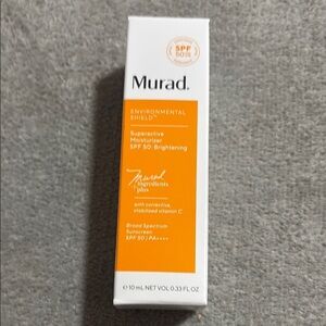 Murad Orange and White Moisturizer Skincare Essential. travel size